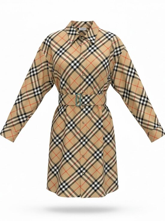Burberry Dresses & Skirts - Burberry Long sleeve Midi